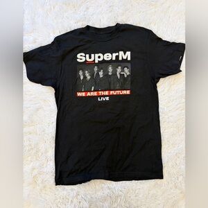 SuperM We Are The Future Live Tour T-Shirt Size L Official K-Pop Concert Merch